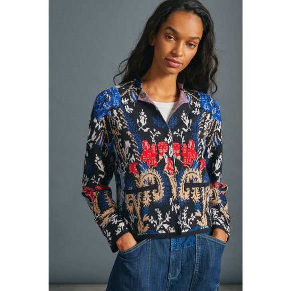 Anthropologie Sweaters - Anthropologie Pilcro Debra Cropped Sweater Jacket